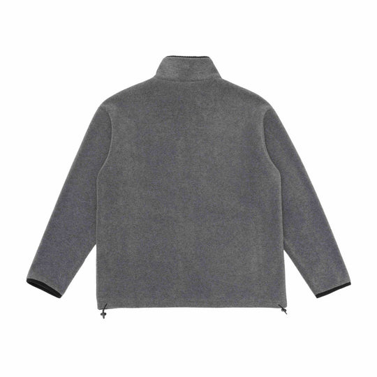 Unisex Fleece-Jacke mit Stehkragen, durchgehendem Reißverschluss und Kordelzugsaum Shop Nory
