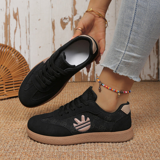 Damen Sneakers mit rutschfester Sohle und weichem Obermaterial