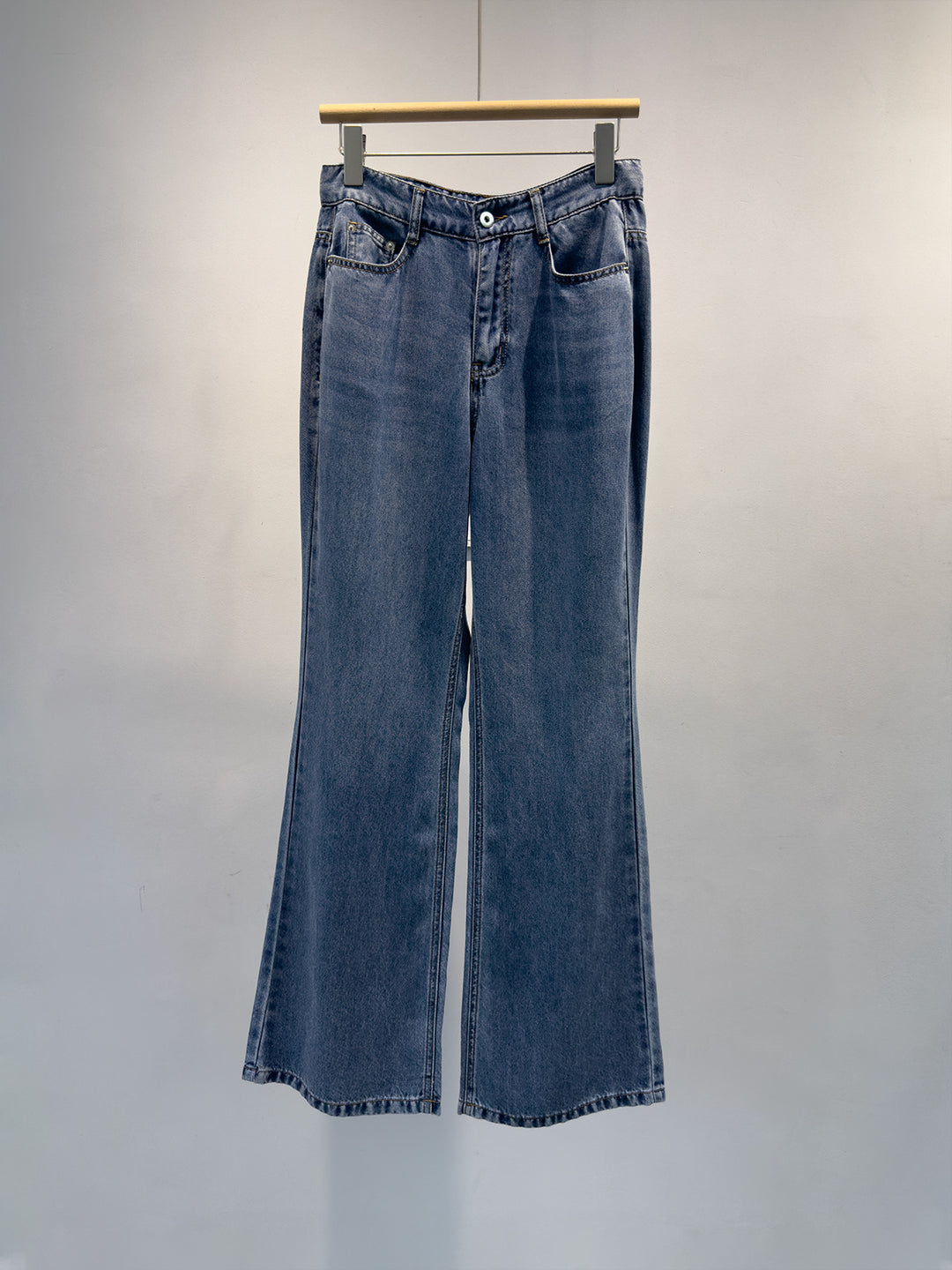 Damen Flared Hochtaillierte Jeanshose Shop Nory