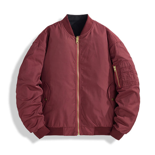 Herren Modische Bomberjacke mit Stehkragen Shop Nory