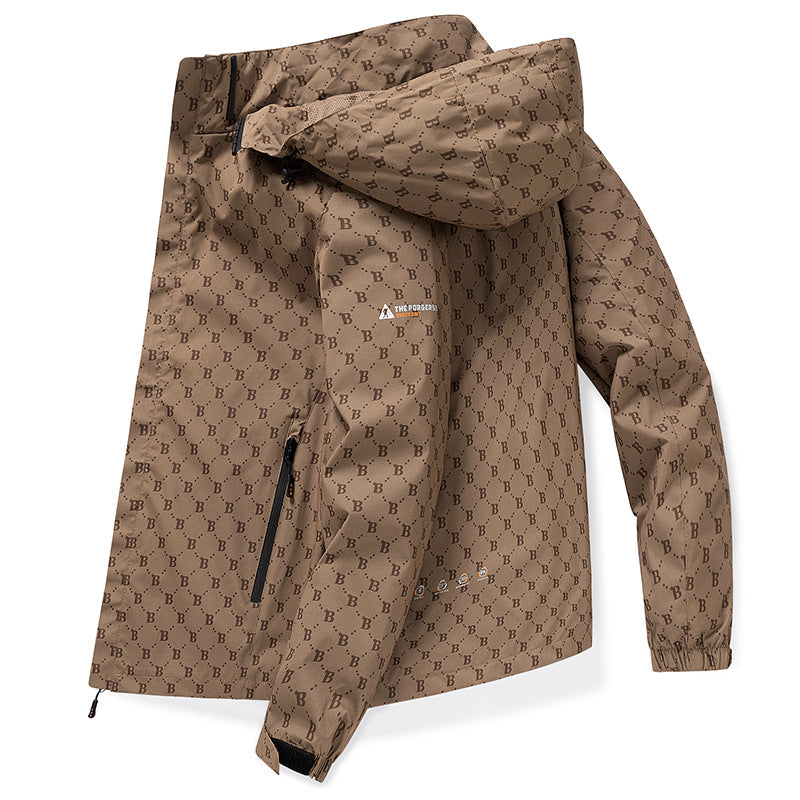 Damen Modische Wasserdichte Funktionsjacke mit Kapuze Shop Nory
