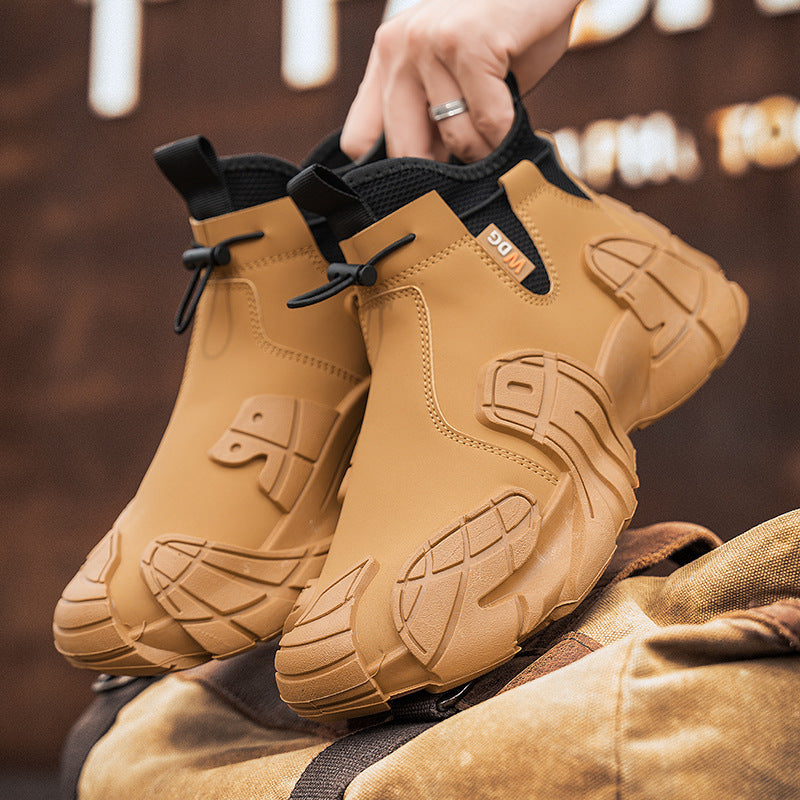 Herren robuste Outdoor Boots mit stabiler Sohle