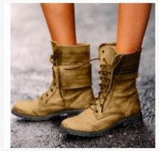 Stylische Vegan Lederstiefel