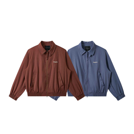 Herren Kurz geschnittener Boxy-Blouson mit hohem Stehkragen, elastischem Saum und Zipper-Front Shop Nory