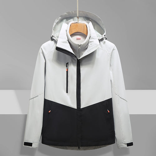 Herren Softshell-Outdoorjacke mit Kapuze, wind- und wasserdicht Shop Nory