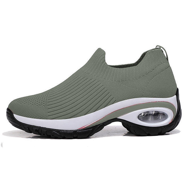 Damen Strick-Sockensneaker mit Luftpolster-Keilsohle Shop Nory