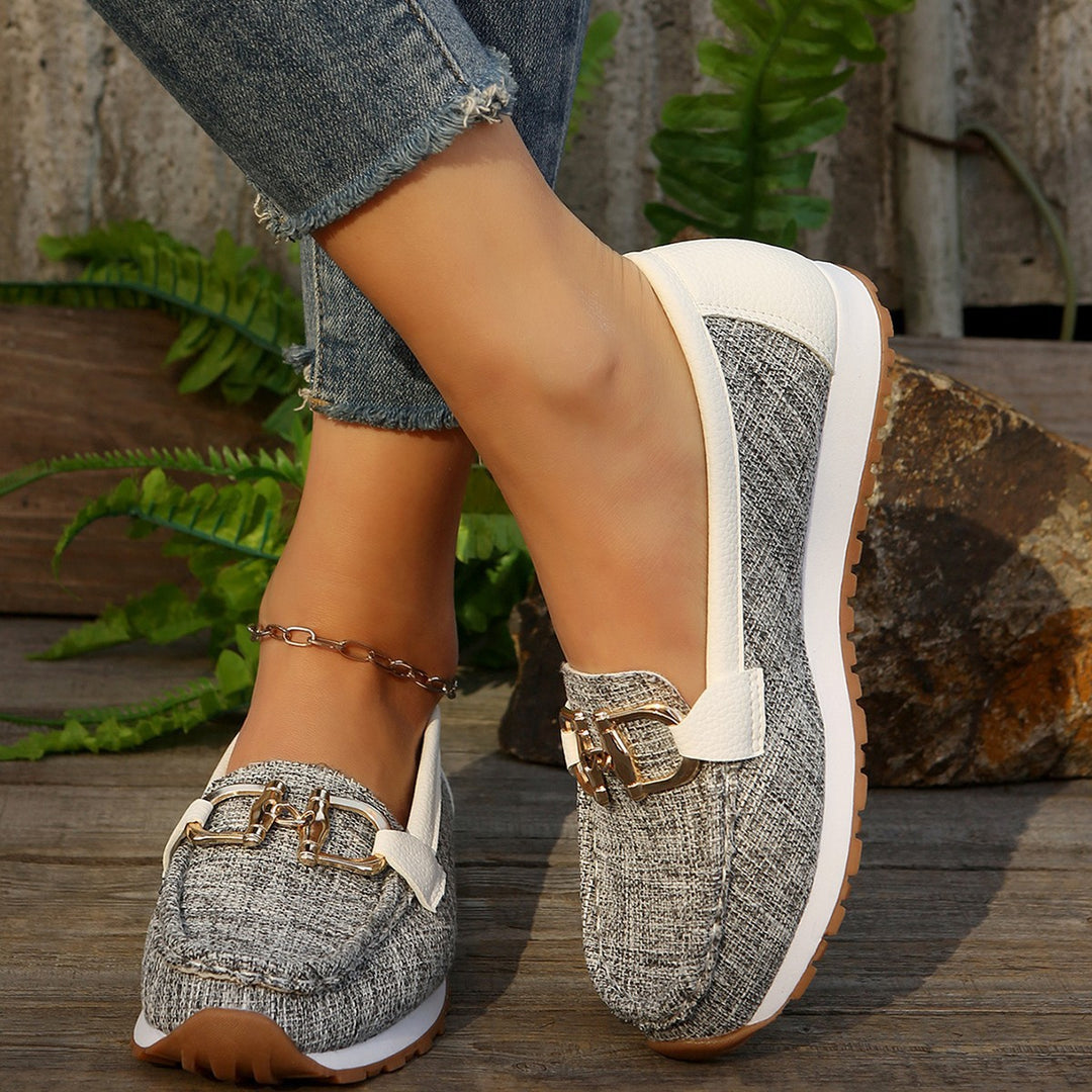 Damen Slipper-Loafer mit gepolstertem Komfortfußbett und rutschfester Profilsohle Shop Nory