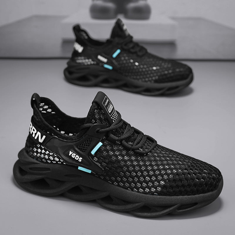 Herren Atmungsaktiver Knit-Sneaker mit elastischem Einstieg und skulpturaler Hohlkammer-Sohle Shopy Nory