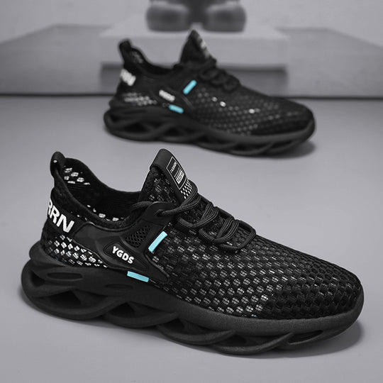 Herren Atmungsaktiver Knit-Sneaker mit elastischem Einstieg und skulpturaler Hohlkammer-Sohle Shopy Nory