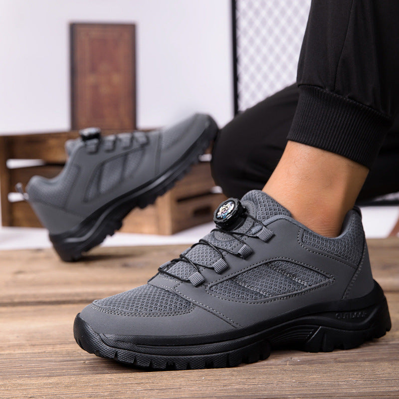 Herren Robuster Wander- und Alltagssneaker mit Drehverschluss-Zugsystem und atmungsaktivem Mesh Shop Nory
