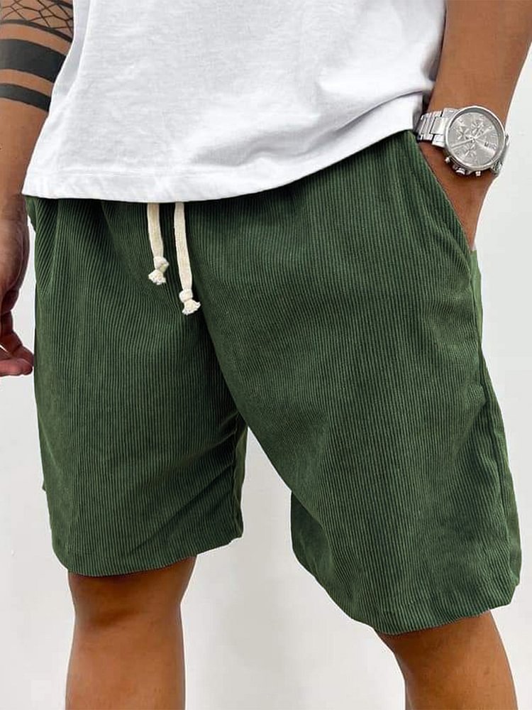 ShopNory | Herren Casual Kordelzug Cord Shorts