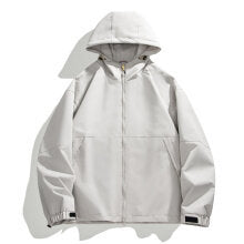 Herren Leichte Urban-Softshell Kapuzenjacke mit minimalistischer Nahtführung und verdecktem Reißverschluss Shop Nory