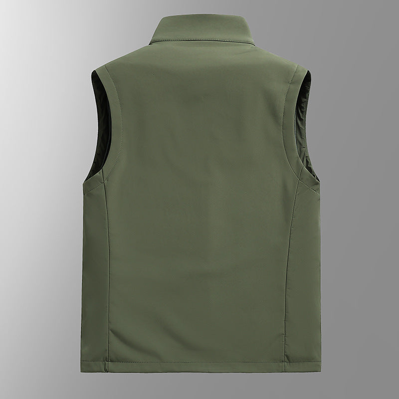 Herren Atmungsaktive Softshell‑Weste mit Thermofleece‑Futter und verdeckten Reißverschlusstaschen Shop Nory