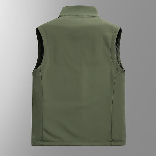 Herren Atmungsaktive Softshell‑Weste mit Thermofleece‑Futter und verdeckten Reißverschlusstaschen Shop Nory