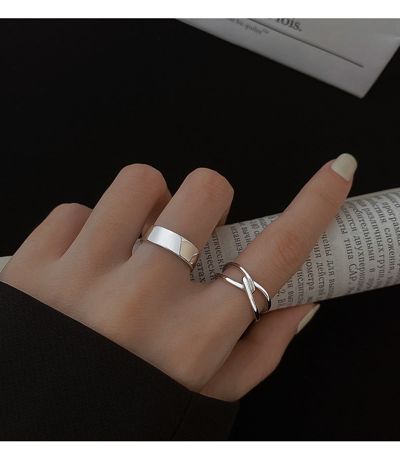 Damen minimalistischer Edelstahlring Shop Nory