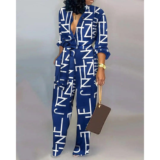 Damen Denim Jumpsuit mit modischem Patchwork-Design und praktischen Taschen