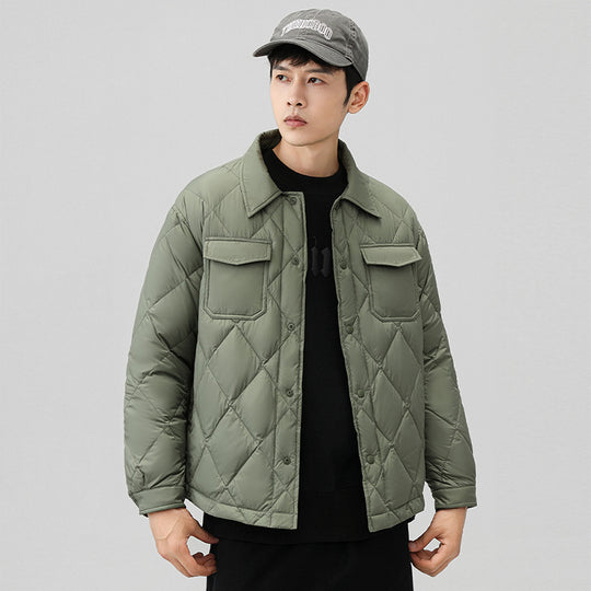 Herren Modische Steppjacke mit Taschen Shop Nory