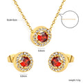 Damen Schmuckset mit elegantem Anhänger und passenden Ohrsteckern Shop Nory