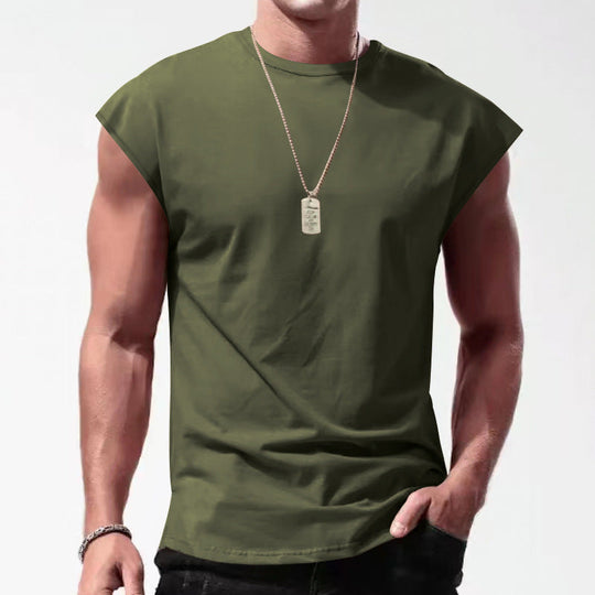 Herren Ärmelloses Sportshirt aus atmungsaktivem Material mit stylischem Design