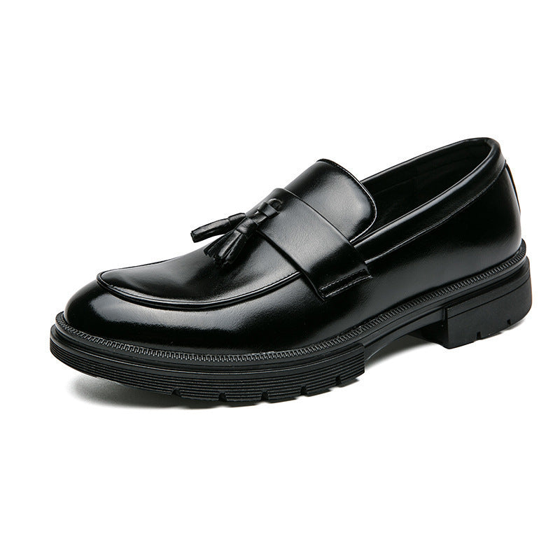 Damen elegante Loafers mit Quasten und hochwertigem Leder