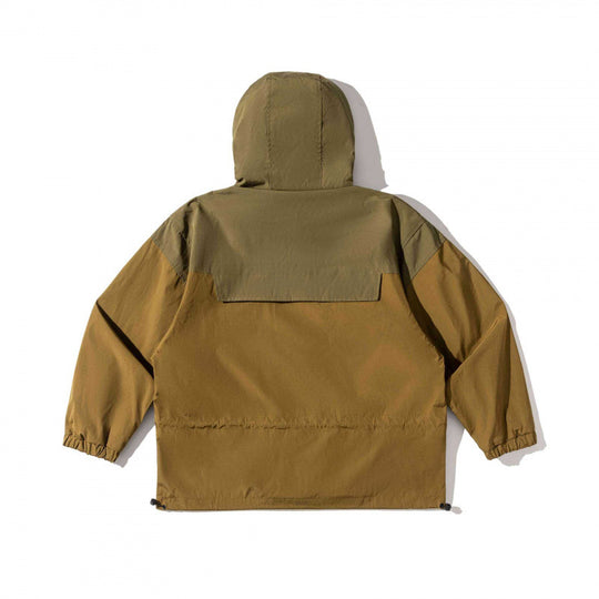Unisex Weitgeschnittene Utility-Fieldjacke mit Kapuze, Tunnelzug und Pattentaschen Shop Nory