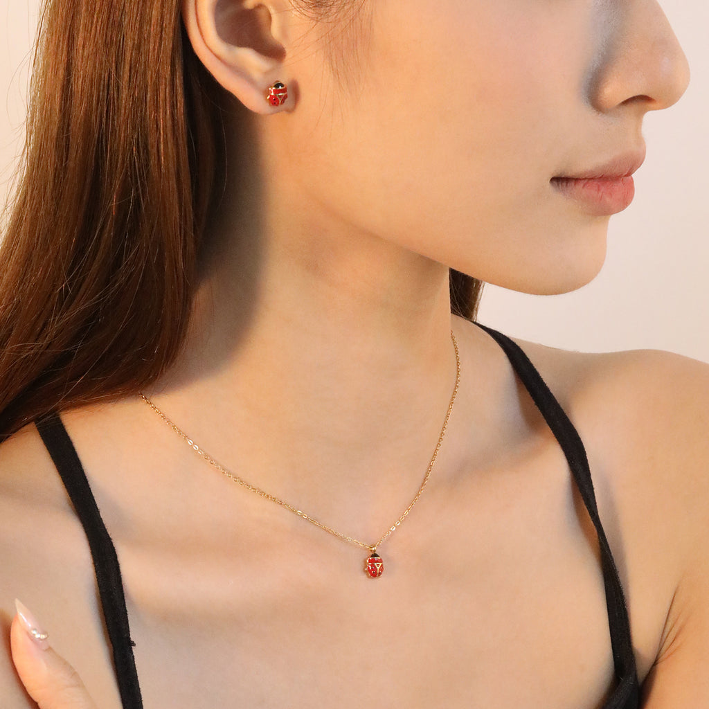 Damen Schmuckset mit Schildkrötenanhänger und passenden Ohrringen Shop Nory