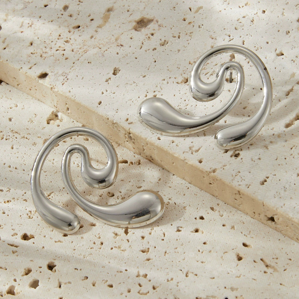 Damen Ohrstecker im modernen, skulpturalen Design Shop Nory