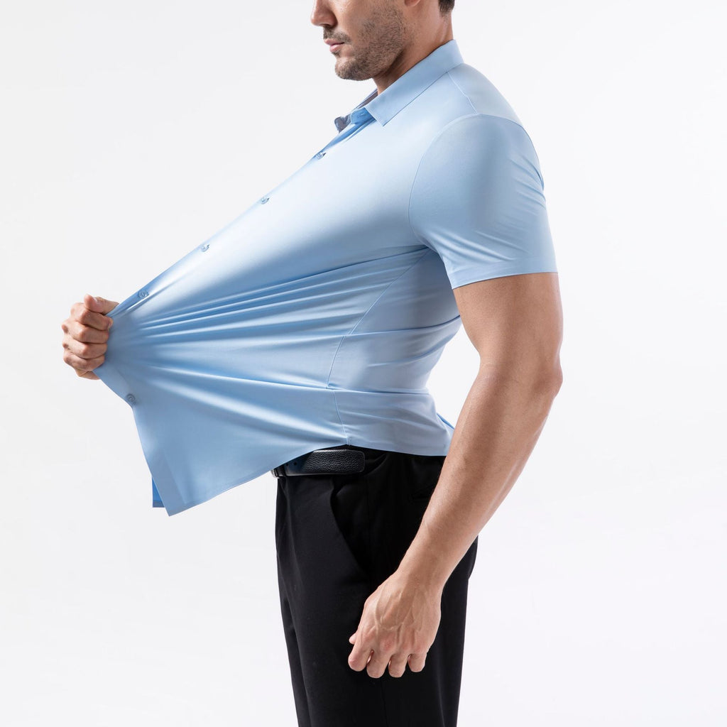 Elastisches Slim Fit Herrenhemd