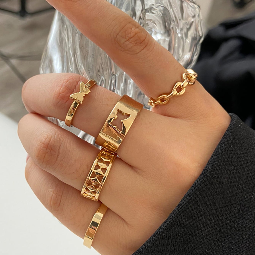 Damen Ring-Set mit modernen und eleganten Designs Shop Nory