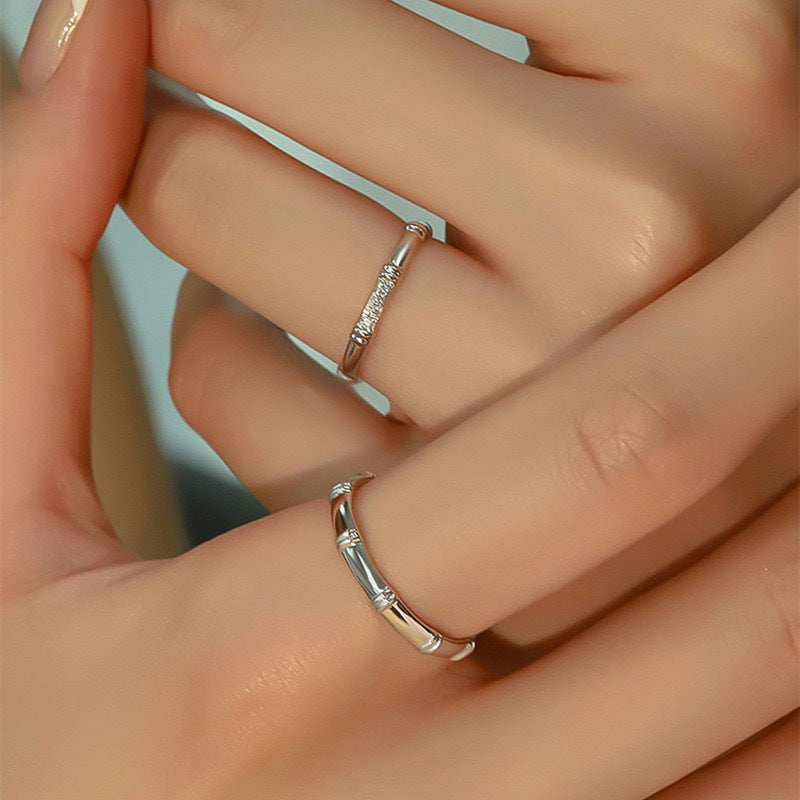 Damen Ring mit elegantem, glänzendem Design und funkelnden Akzenten Shop Nory