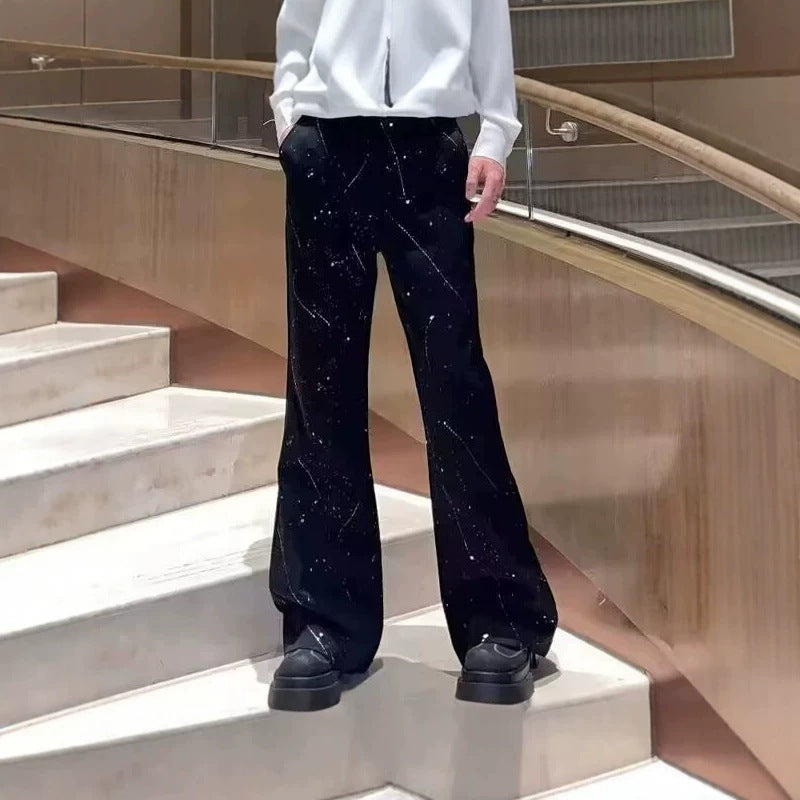 Herren Weitgeschnittene Jeans mit abstraktem Muster Shop Nory