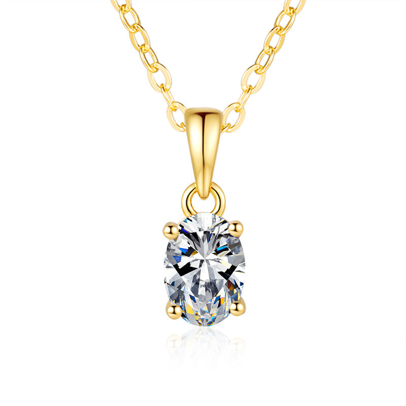 Damen Halskette mit elegantem Zirkonia-Anhänger Shop Nory