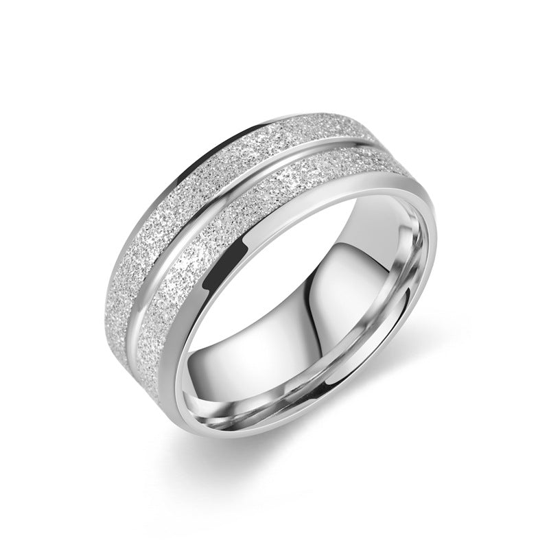 Herren Ring mit strukturierter Oberfläche und edlen Linien Shop Nory