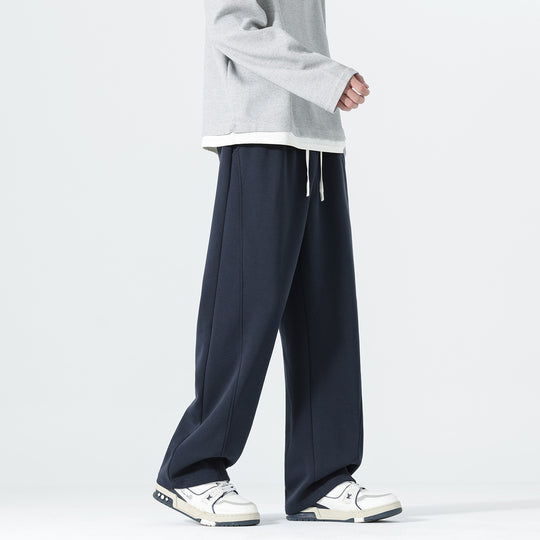 Herren Extraweite Sweatpants im Palazzo‑Look mit Tunnelzugbund und Seitentaschen Shop Nory