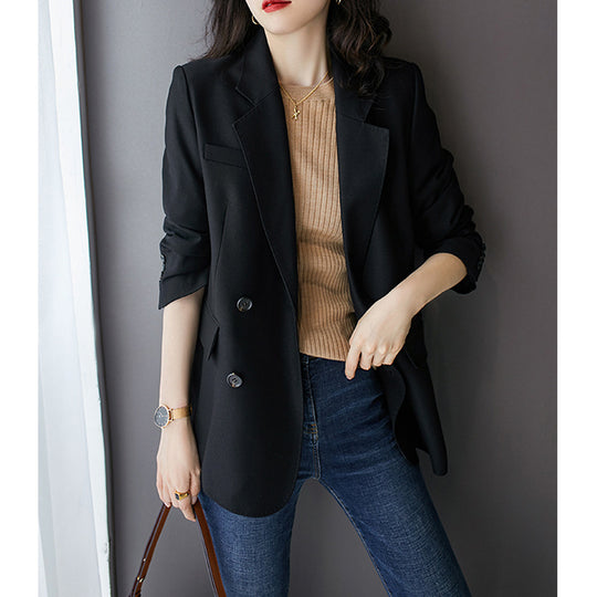 Damen Lässiger zweireihiger Blazer Shop Nory