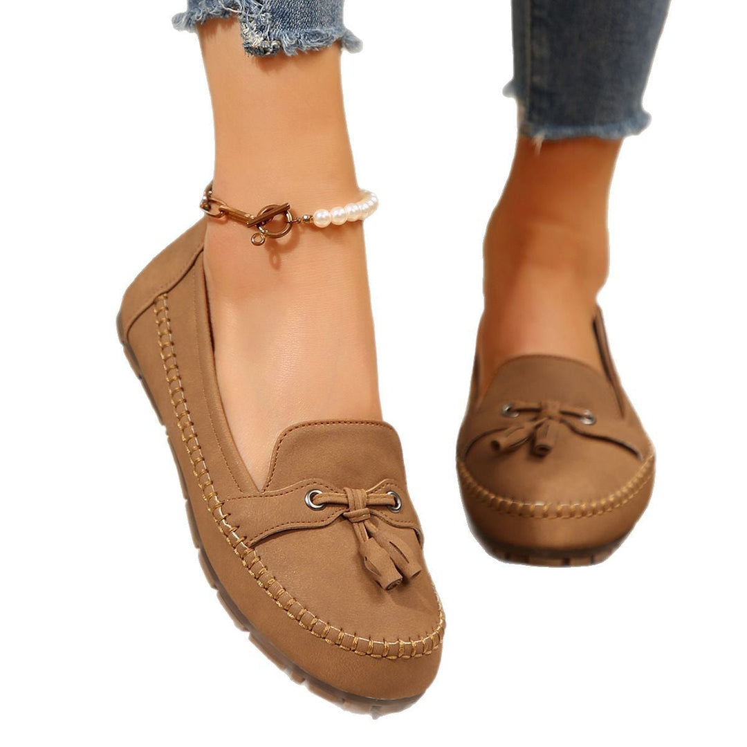 Damen Mokassins mit flexiblem und dämpfendem Fußbett