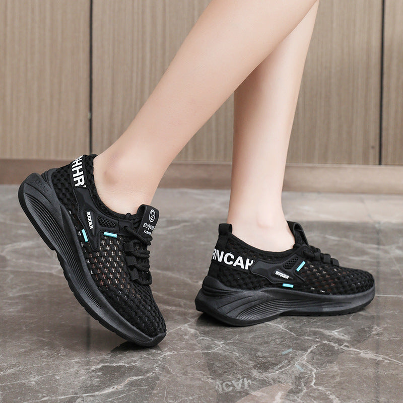 Damen atmungsaktive Sneaker mit rutschfester Sohle und innovativer Dämpfungstechnologie