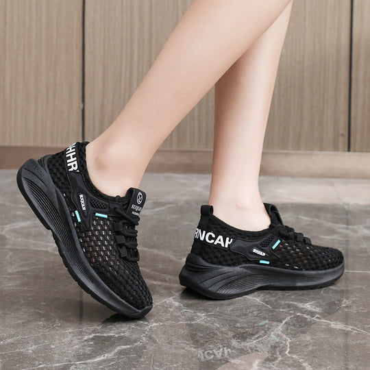 Damen atmungsaktive Sneaker mit rutschfester Sohle und innovativer Dämpfungstechnologie