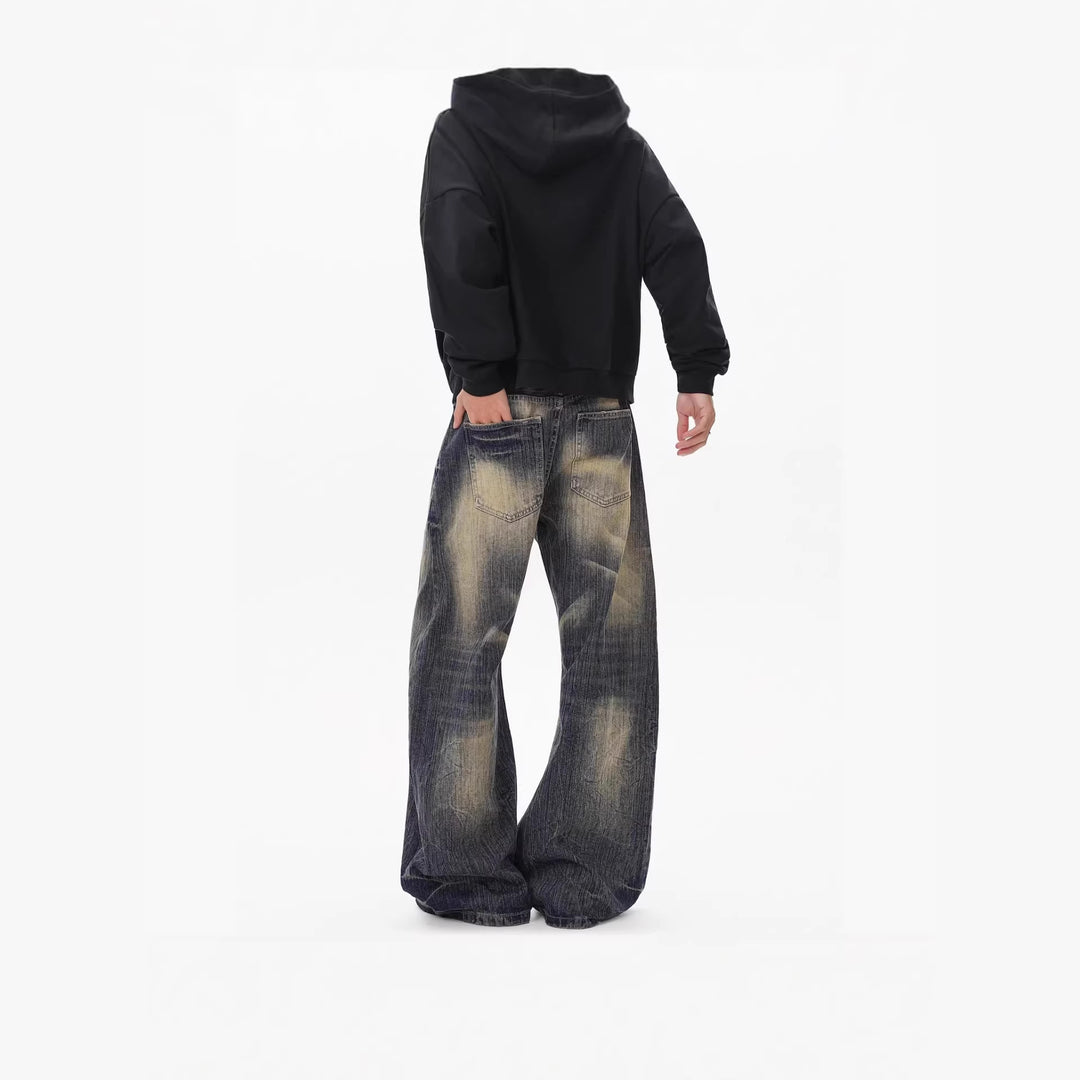Herren Lässige Ultra-Baggy Jeans Shop Nory