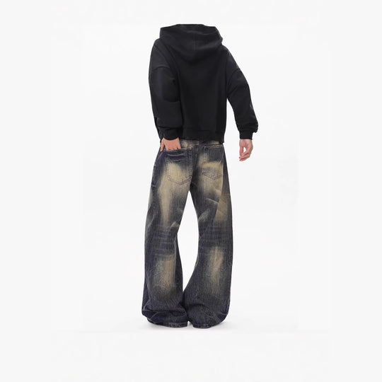 Herren Lässige Ultra-Baggy Jeans Shop Nory