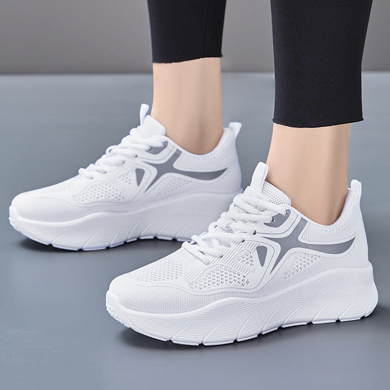 Damen Sportliche Laufschuhe mit atmungsaktivem Mesh-Obermaterial und gepolsterter Sohle