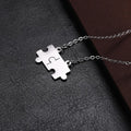 Damen Puzzle-Anhänger Halskette Shop Nory