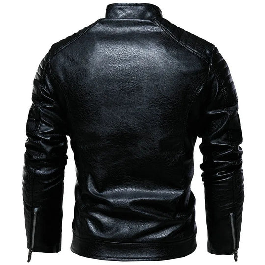 Herren Modische Bikerjacke aus Leder Shop Nory