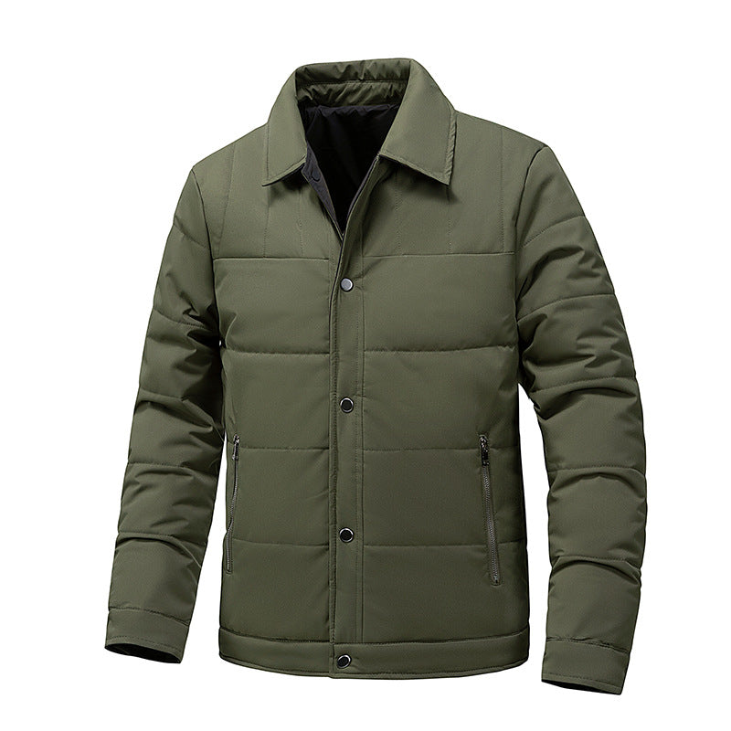 Herren Steppjacke mit Thermo-Isolierung und Hemdkragen Shop Nory