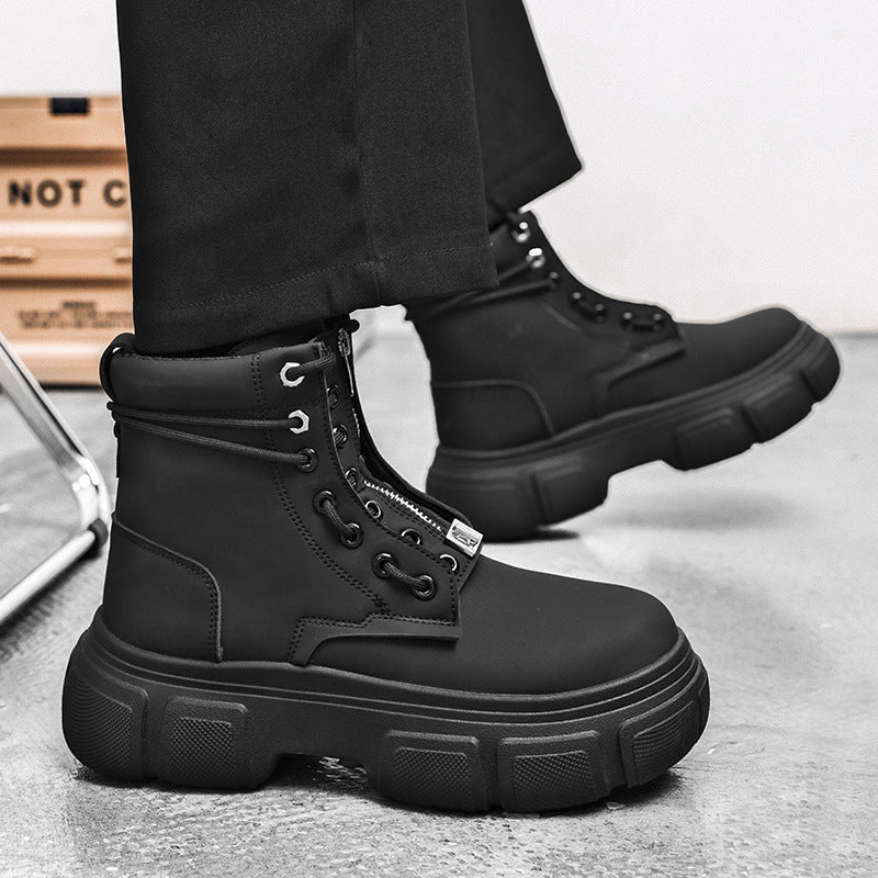 Damen robuste Combat Boots mit rutschfester Sohle und innovativem Schnürsystem
