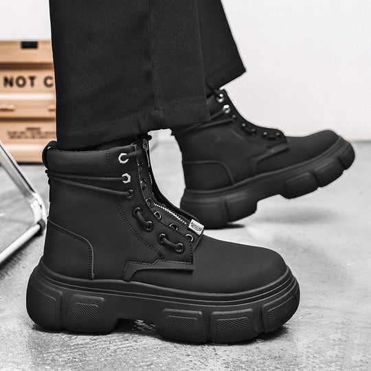 Damen robuste Combat Boots mit rutschfester Sohle und innovativem Schnürsystem