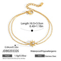 Damen Armband mit Sonnenmotiv aus hypoallergenem Edelstahl Shop Nory