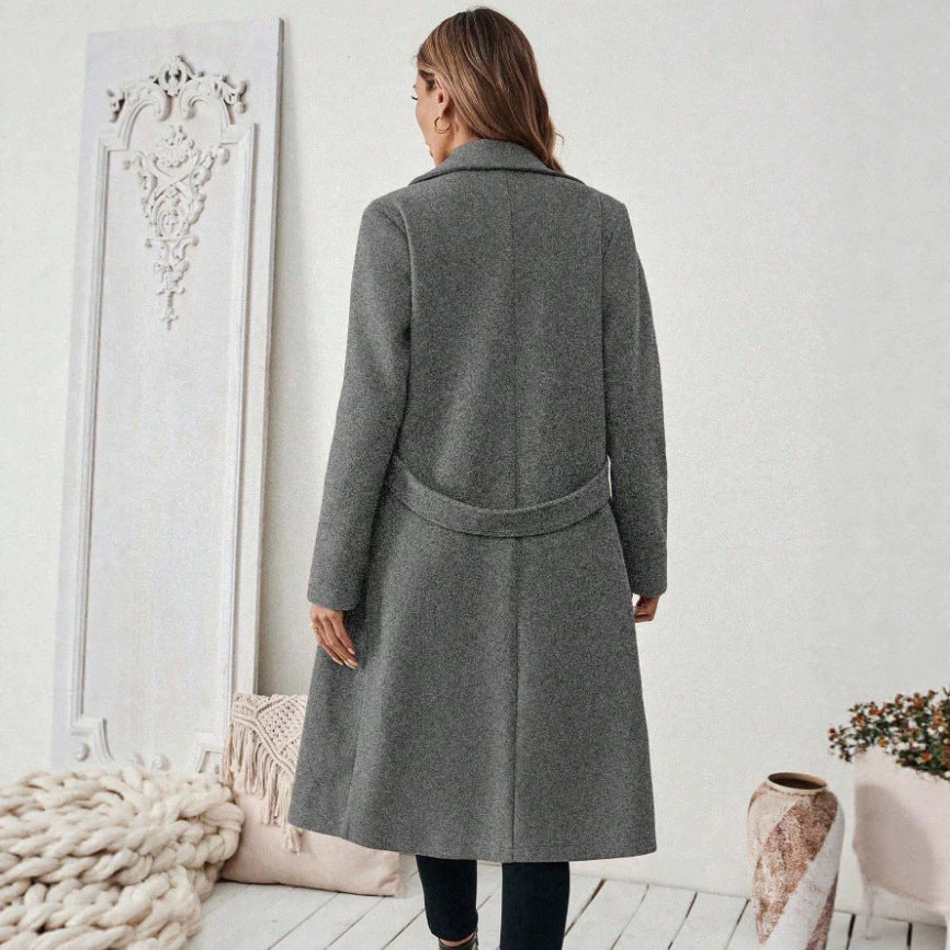 Damen Eleganter und moderner Langmantel