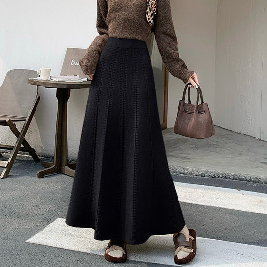 Damen Eleganter Wickelrock mit raffiniertem Muster Shop Nory