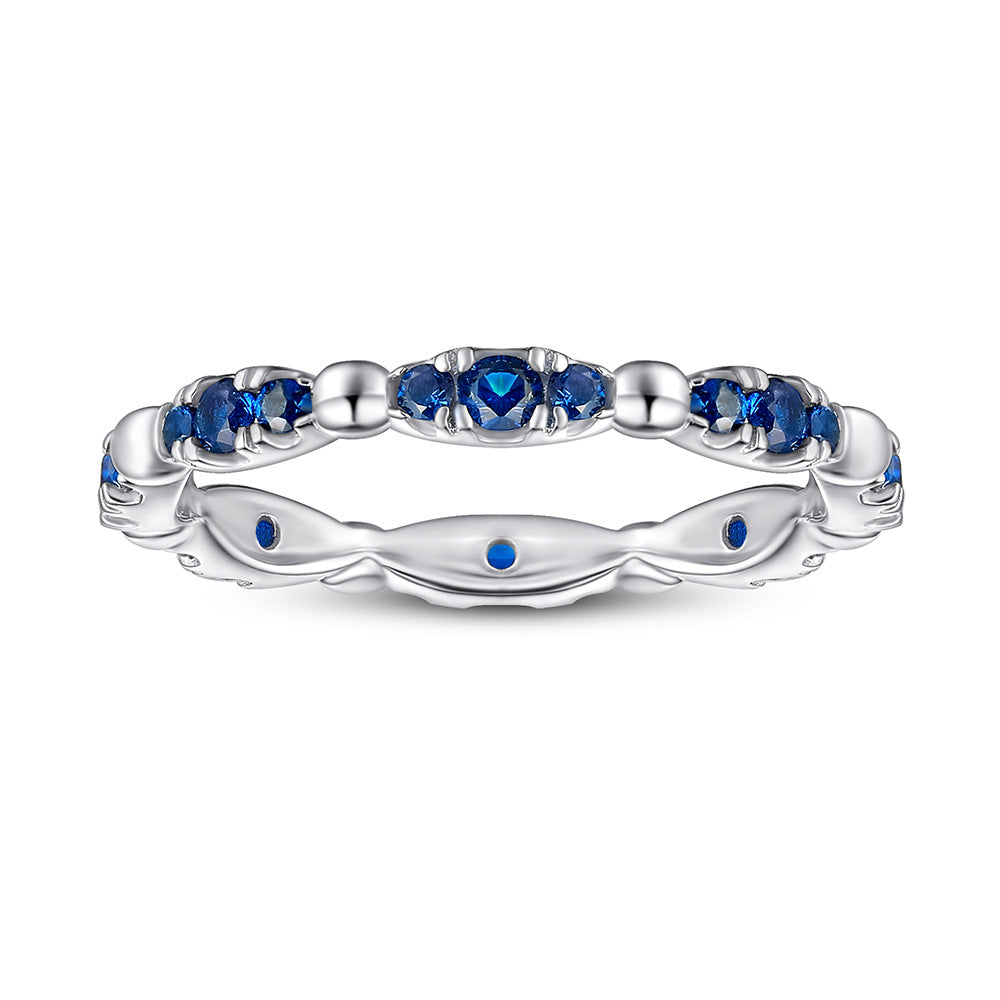 Damen Verlobungsring mit tropfenförmigem Hauptstein und funkelnden Zirkonia-Details Shop Nory